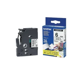 New RETIF Ruban Tze211 6Mm - Noir/Blanc