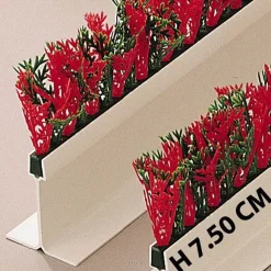 Discount RETIF S Parateur Barrette Feuille Pe Cypr S Vert-Rouge H7Cml75Cm Socleh3,5Cm