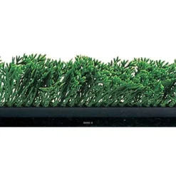 Flash Sale RETIF S Parateur Barrette Feuilles Pe Cypr S Vert H9,50Cm L75Cm Socle Noir