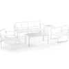 Store RETIF Salon 5 Places Deauville Gris Clair Aluminium Oviala 176 X 71 X 76 Cm