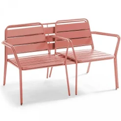 Clearance RETIF Salon D'Ext Rieur 4 Places Avec 1 Table Basse Argile
