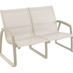 New RETIF Salon D'Ext Rieur Pacific En R Sine Et Batyline - Taupe