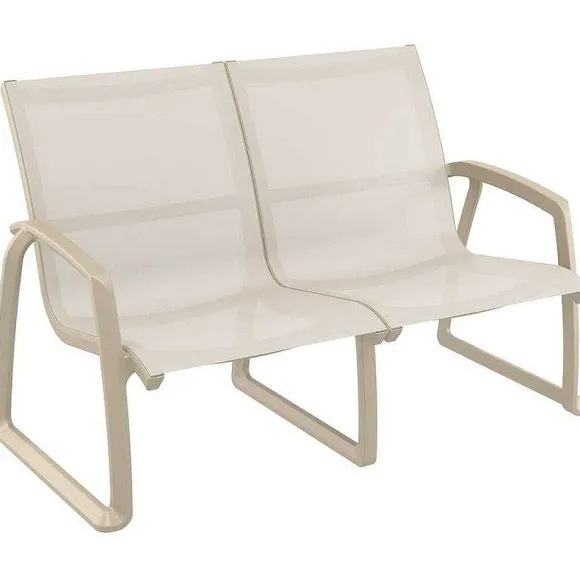 New RETIF Salon D'Ext Rieur Pacific En R Sine Et Batyline - Taupe