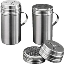 New RETIF Saupoudreuse Sel Avec Anse 450Ml 7X13,2Cm Inox