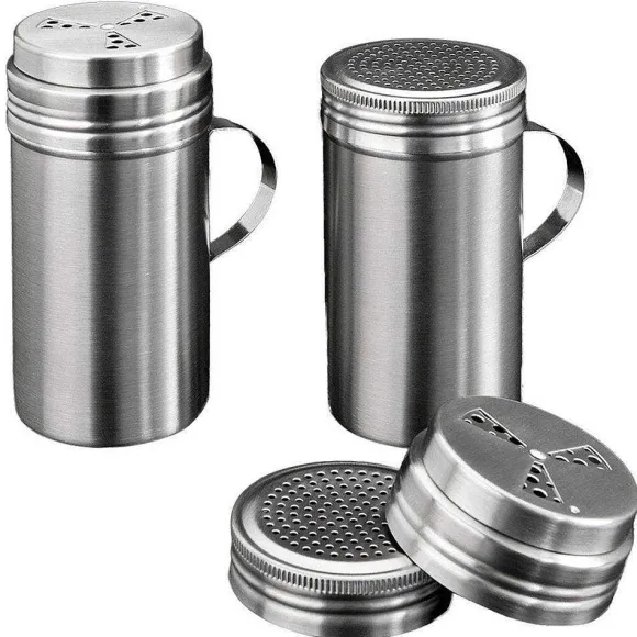 New RETIF Saupoudreuse Sel Avec Anse 450Ml 7X13,2Cm Inox