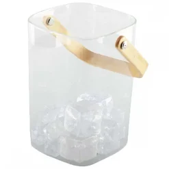 Hot RETIF Seau A Glacons Avec Manche En Bois 11.5X11X15.5Cm