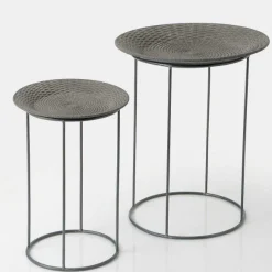 Hot RETIF Selette Metal Gris Corbeille Tress E L49 X P50 X H61