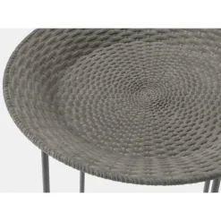 Hot RETIF Selette Metal Gris Corbeille Tress E L49 X P50 X H61