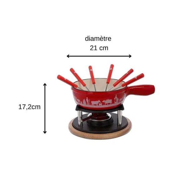 Cheap RETIF Service Fondue Au Fromage 6 Personnes Rotel Swiss Tradition