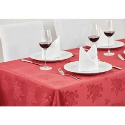 Sale RETIF Serviette Blanche Motif Rose Roslin Lot De 10