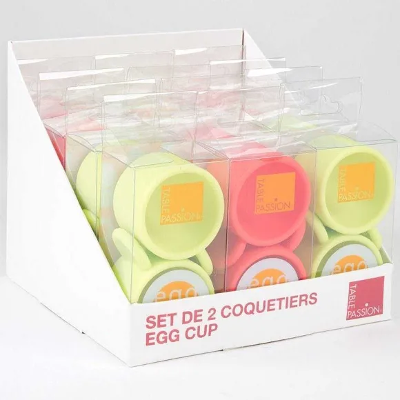 Fashion RETIF Set 2 Coquetier Egg Cup (1 Mod Le Al Atoire)