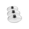 Store RETIF Set De 3 Couvercles De Cuisson En Verre 20Cm 24Cm Et 28Cm Elo