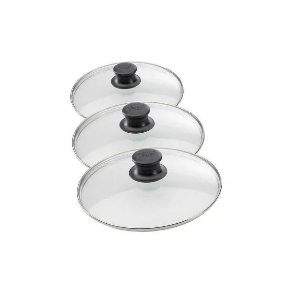 Store RETIF Set De 3 Couvercles De Cuisson En Verre 20Cm 24Cm Et 28Cm Elo