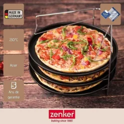 Store RETIF Set De 3 Plaques Pizza Et Une Grille De Superposition Zenker Special Countries