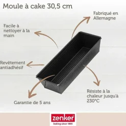 Online RETIF Set De Moule Cakes 30,5X11,5Cm Et Moule Savarins 28Cm Zenker