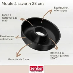 Online RETIF Set De Moule Cakes 30,5X11,5Cm Et Moule Savarins 28Cm Zenker