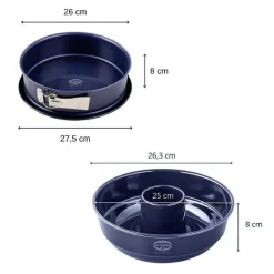 Store RETIF Set De Moule Charni Re 26Cm Et Moule Savarin 26Cm Dr. Oetker Back Liebe