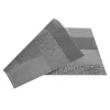 Outlet RETIF Set De Table R Utilisable En Pvc Effet Patchwork Noir 45X30Cm - Par 12