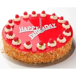 Fashion RETIF Set Support 'Happy Birthday' Et 8 Bougies D'Anniversaire Fackelmann Rio Party