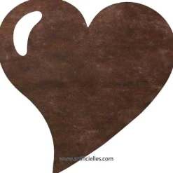 Best RETIF Sets De Table Coeurx50 Chocolat Tissu Non Tiss Uni 38Cm