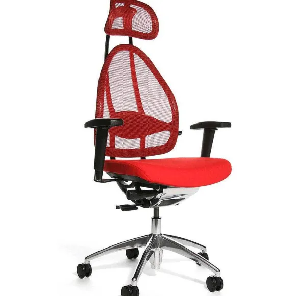 Sale RETIF Si Ge De Bureau Ergonomique Sp Cial Mal De Dos Rouge