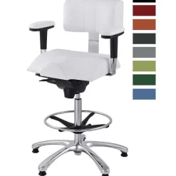 Best Sale RETIF Si Ge De Bureau Grande Hauteur Et Hyper Confortable En Ska Blanc