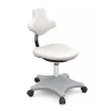 New RETIF Si Ge De Bureau Sur Roulettes Pour Laboratoire En Cuir Synth Tique Blanc