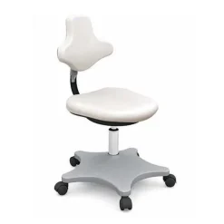 New RETIF Si Ge De Bureau Sur Roulettes Pour Laboratoire En Cuir Synth Tique Blanc