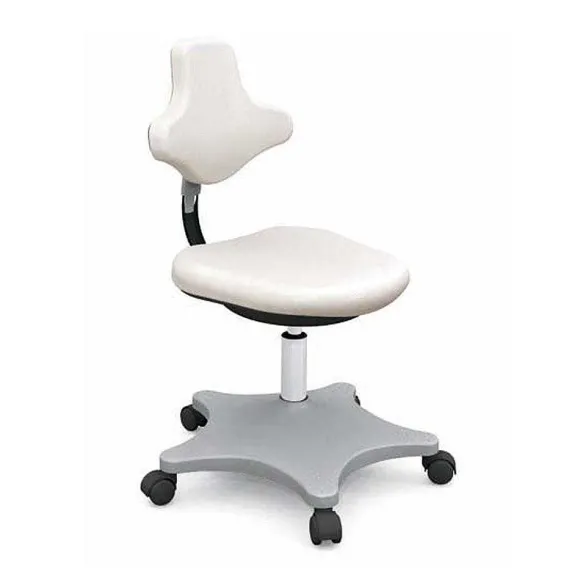 New RETIF Si Ge De Bureau Sur Roulettes Pour Laboratoire En Cuir Synth Tique Blanc