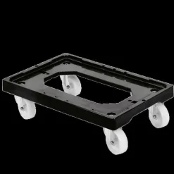 Flash Sale RETIF Socle Rouleur 4 Roues Pivotantes Chape Acier L Noir