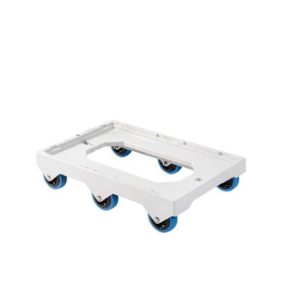 Store RETIF Socle Rouleur 6 Roues Silence Axe Inox