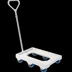 Store RETIF Socle Rouleur 6 Roues Silence Axe Inox