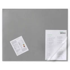 Fashion RETIF Sous-Main 650X520Mm Avec Rabat Transparent Argent Lot De 5