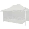 Best RETIF Stand Tente Pliante Alu 300X450Cm - 3 Murs + 4 Tables Primeurs + Auvent - Blanc