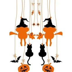 Outlet RETIF Sticker Frise Halloween 70 X 100 Cm