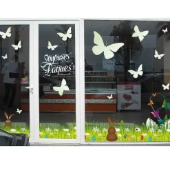 Sale RETIF Sticker Frises De P Ques Lapins 70 X 100 Cm