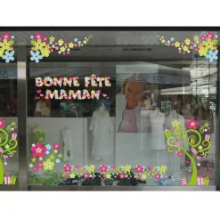 Shop RETIF Sticker Texte En Fleurs Bonne F Te Maman 35 X 100 Cm