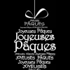 Fashion RETIF Sticker Uf Joyeuses P Ques Blanc 40 X 70 Cm