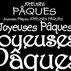 Fashion RETIF Sticker Uf Joyeuses P Ques Blanc 40 X 70 Cm