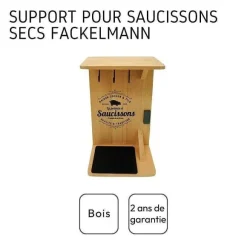 Shop RETIF Support En Bois Pour Saucisson Sec Avec Crochets
