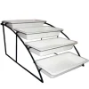 Clearance RETIF Support Pr Sentation Pour Plateaux Gastronorme 1/3 4 Niveaux 36Cm Poxy Noir