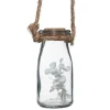 Cheap RETIF Suspension Bois Avec 4 Pots En Verre Et Fleurs S Ch Es L 53 Cm