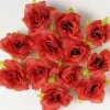 Discount RETIF T Tes De Rose Artificiellex12 Rouge Cerise 6Cm Pour Boule De Rose