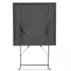 Discount RETIF Table Acier Pliante Carr E Rome Gris 60X60X71 Cm