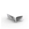 Outlet RETIF Table Basse Biophilia Blanc Poly Thyl Ne 100X66X41Cm