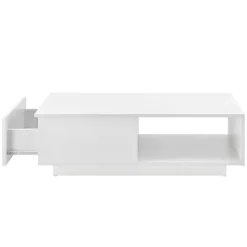 Sale RETIF Table Basse De Salon Avec Tiroir Et Compartiment De Rangement 95X55Cm 15Mm