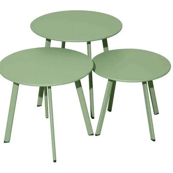 Outlet RETIF Table Basse De Terrasse En Acier Massai 50Cm