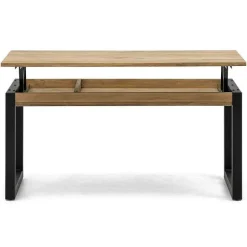New RETIF Table Basse Relevable Icub Strong Eco 50X100X52 Cm 18Mm Noir-Vieilli -