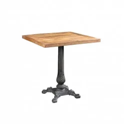 Discount RETIF Table Bistro Bois Cir L70 X P70 X H76 X Paisseur 3.5