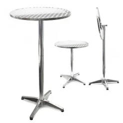 Cheap RETIF Table Bistro Haute Bar Aluminium R Glage H Pliable 74/114Cm 60/63Cm
